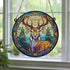 Stag 2 Stained Glass Effect Suncatcher